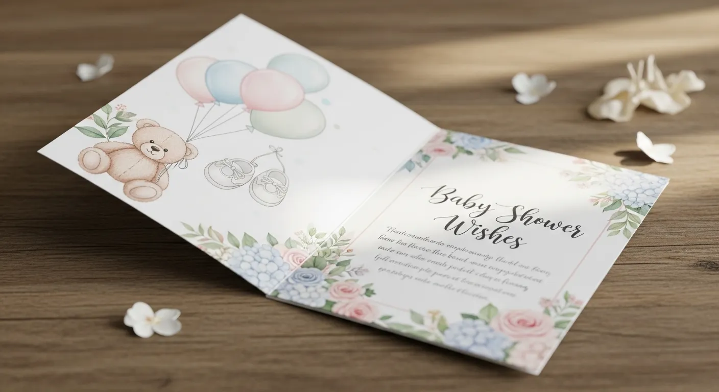 baby shower card message