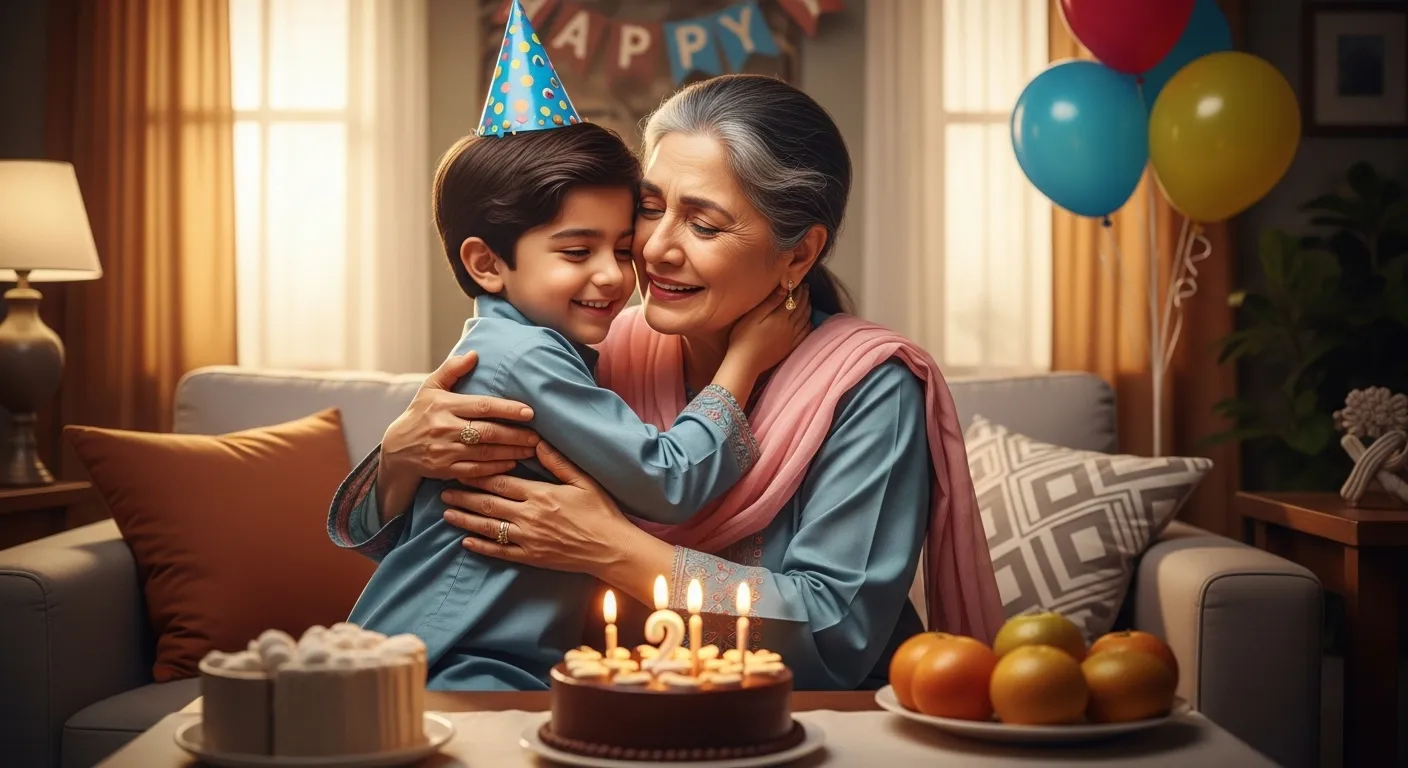 touching birthday wishes to grandson from grandmother