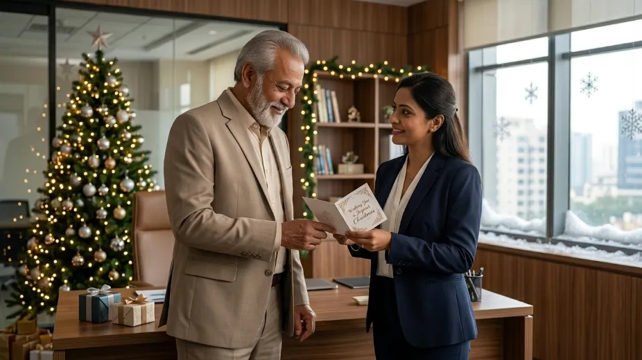 christmas message to boss