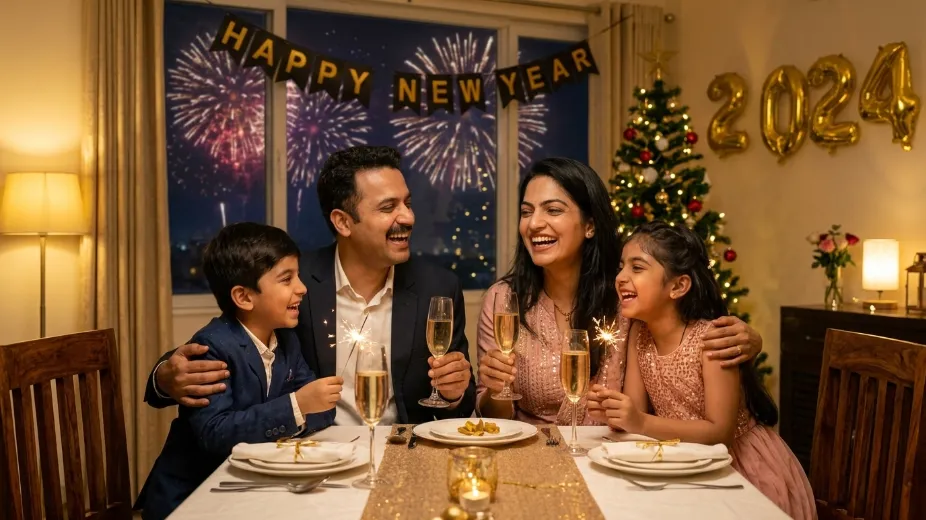family happy new year wishes