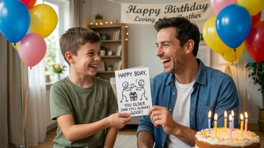funny birthday wishes for brother